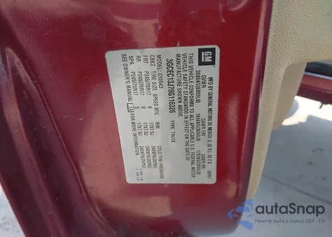 2008 Chevrolet Silverado C1500 из США, поврежденный, VIN 3GCEC13J78G116326